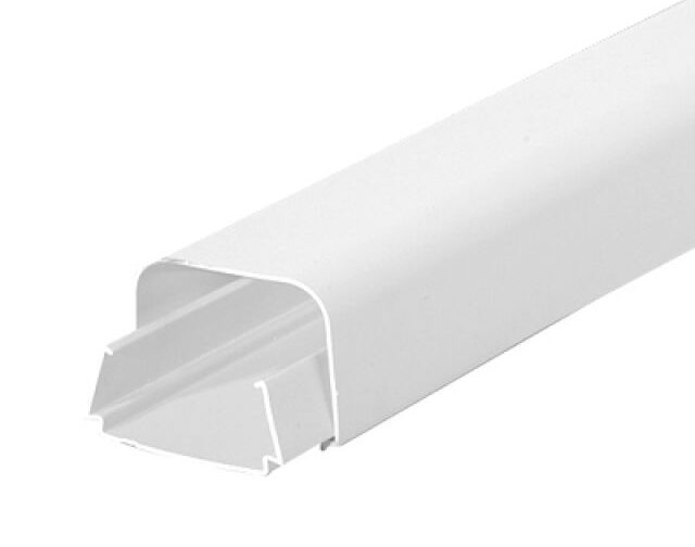 CANALINA IN PVC EURO-PLUS BARRA DA 2MT 90 x 65 mm