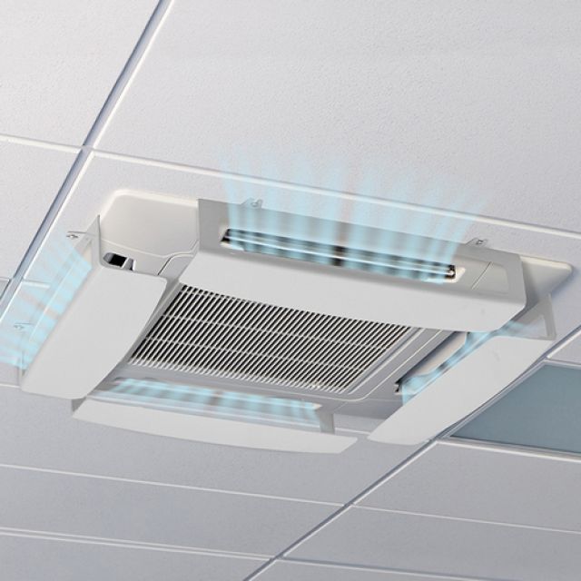 DEFLETTORE CLIMIK QUADRO Bianco cm 50