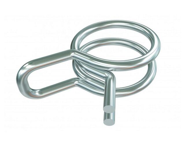 25 PZ FASCETTA DI TENUTA P/TUBO TRASPARENTE Diam. 6 mm