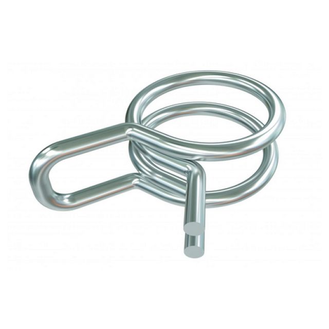 25 PZ FASCETTA DI TENUTA P/TUBO TRASPARENTE Diam. 10 mm