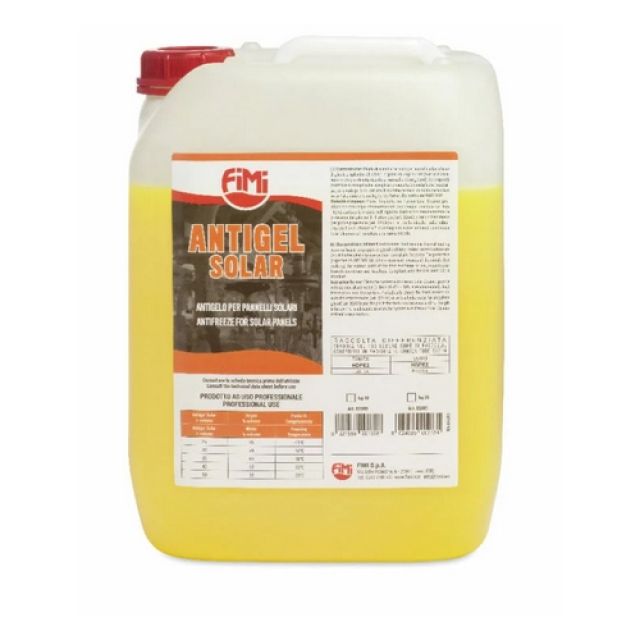 LIQUIDO ANTIGELO PER PANNELLI SOLARI ANTIGEL SOLAR kg 5