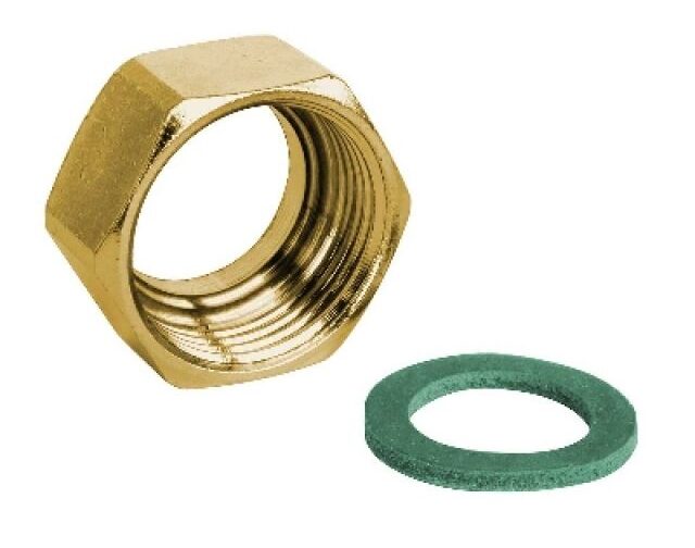 DADO IN OTTONE PER TUBI GAS 1/2