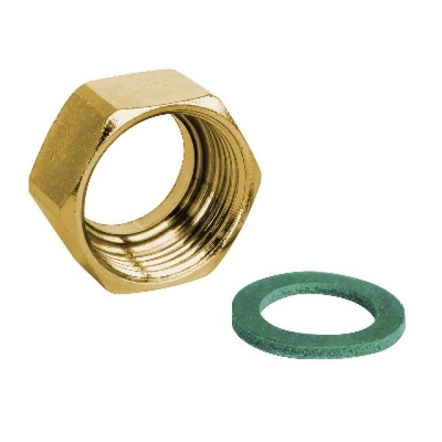 DADO IN OTTONE PER TUBI GAS 1/2