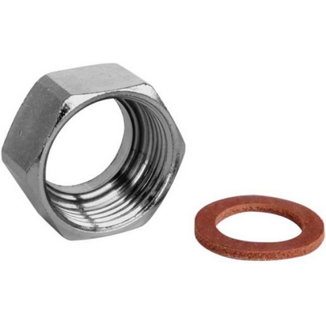 DADO IN OTTONE PER TUBI FLESSIBILI ACQUA 1/2