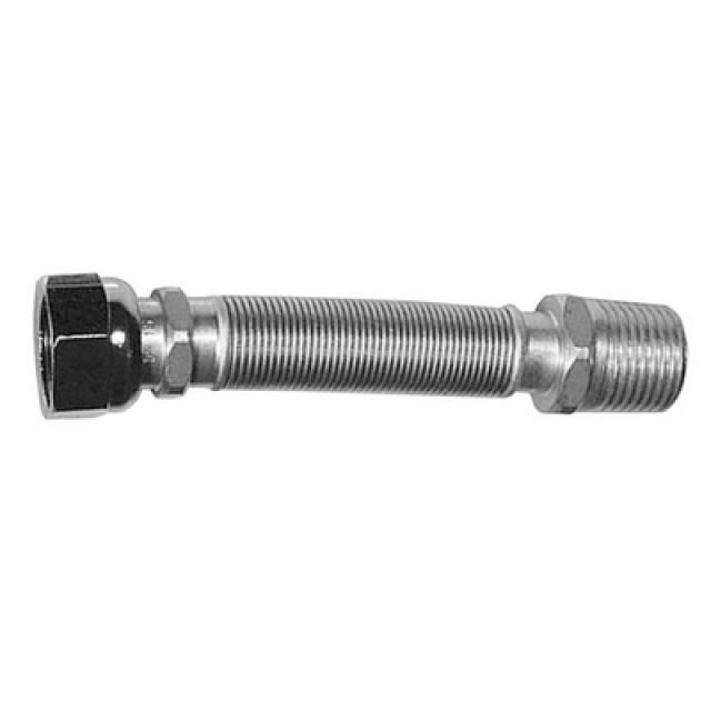 FLESSIBILE INOX RACCORDO IN OTTONE MM 220 / 420 ACQUA PARIGI 3/4"