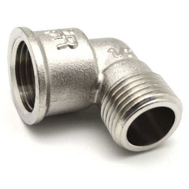 GOMITO MF - 1/2 SEDE PIANA PER TUBI GAS 1/2"