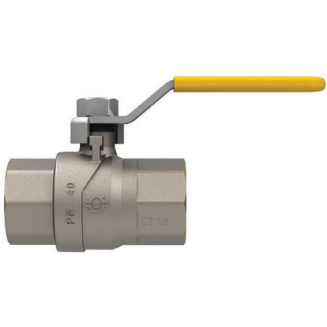 VALVOLA A SFERA PER GAS CON LEVA FUTURGAS FF 1"1/2 DN 40