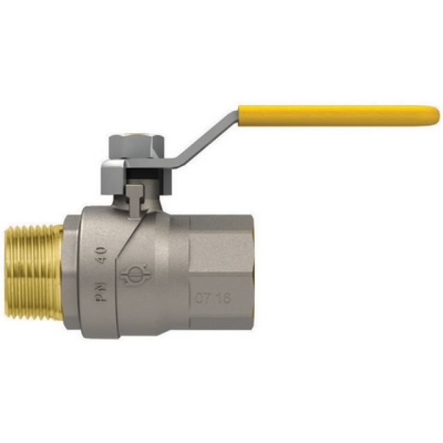 VALVOLA A SFERA GAS CON LEVA FUTURGAS MF 1/2" DN 15