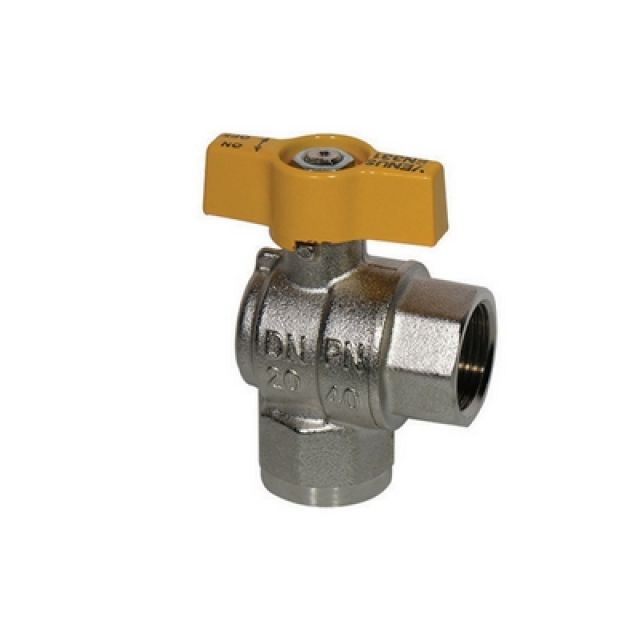 RUBINETTO A SFERA PER GAS SQUADRA FF 3/4