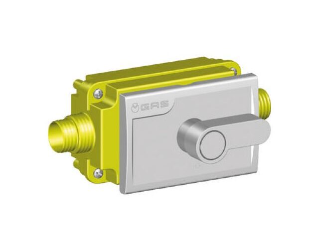 VALVOLA INTERCETTAZIONE GAS DA INCASSO LEVA ESTERNA DN15 TC 3/4