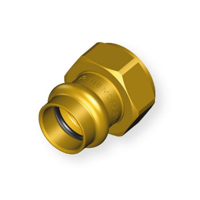 RACCORDO A PRESSARE CODOLO+DADO CD11 TC 3/4 x D. 18mm