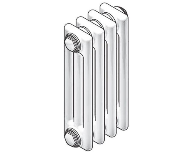 RADIATORE TUBOLARE IN ACCIAIO 3 COLONNE ZEHNDER CHARLESTON MOD. 3067 10 Elementi