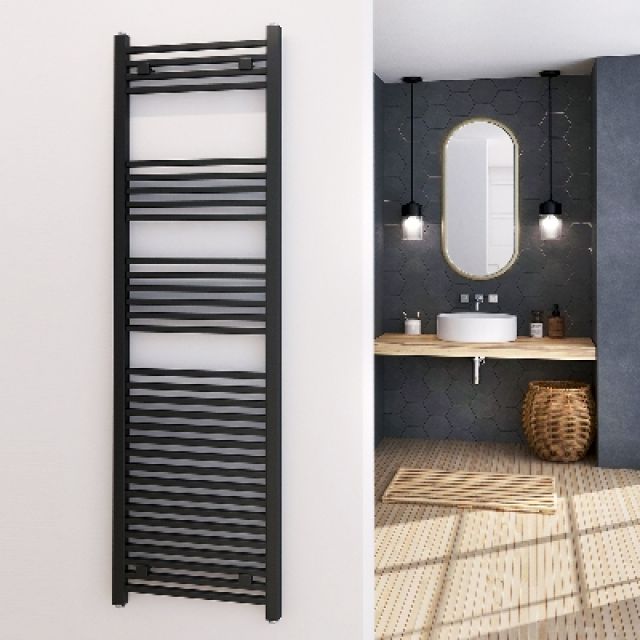 TERMOARREDO DESIGN ANTRACITE TUBI QUADRATI H 1000 x Int. 470 (mm)