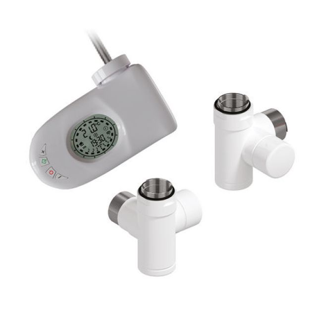 KIT FUNZIONAMENTO MISTO TERMOSTATO DIGITALE CON VALVOLE ECO 600W D.12 X 550 mm