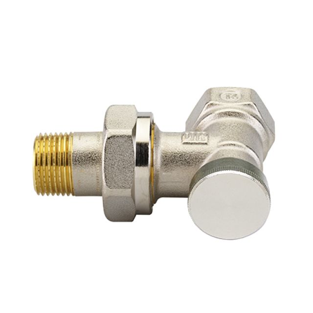 DETENTORE AD ANGOLO ATTACCO FERRO RLVS DANFOSS 1/2"