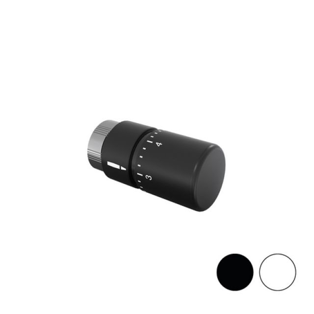 TESTA TERMOSTATICA A LIQUIDO ZEHNDER DESIGN Bianco