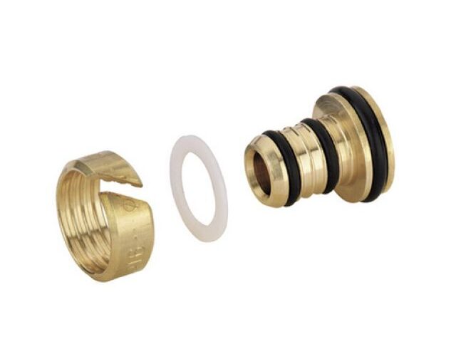 COPPIA RACCORDI EUROCONO PER TUBAZIONE IN MULTISTRATO 16 x 2 mm