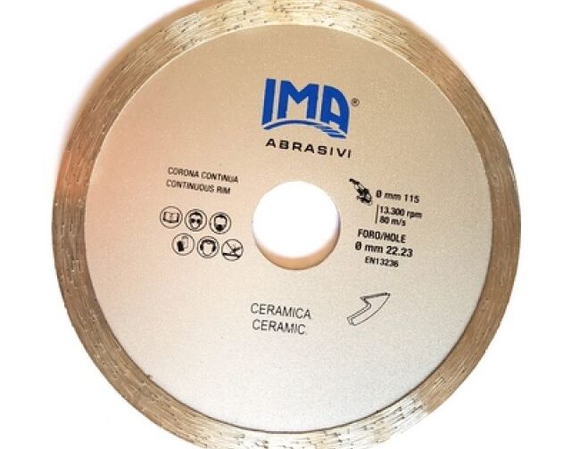 DISCO DIAMANTATO PER CERAMICA Diam. 115 mm