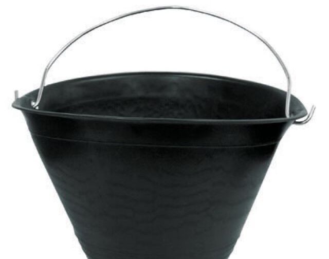 CALDARELLA IN PLASTICA NERA Diam. 34