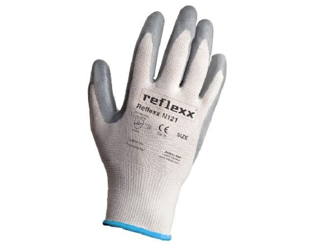 1 PAIO GUANTI SUPPORTATI IN NITRILE N121 Taglia M