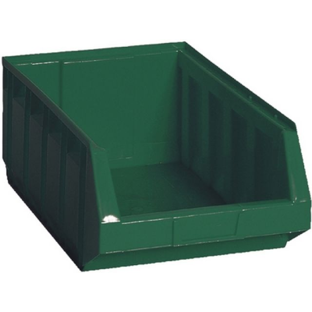 CONTENITORE IN PLASTICA BULL 5 - MM 298x485x H.189 Verde LxPxH mm 298x485x189