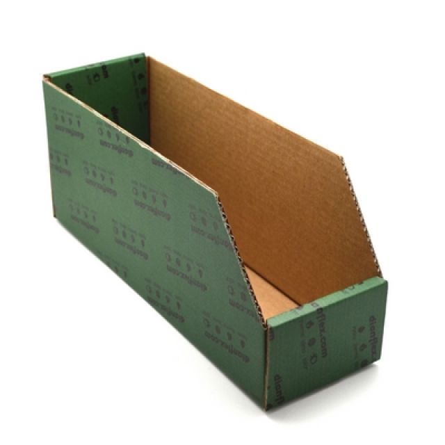 CONTENITORE IN CARTONE MM 350 x 100 x H150 mm 350x100 H. 15 (Pz.10)