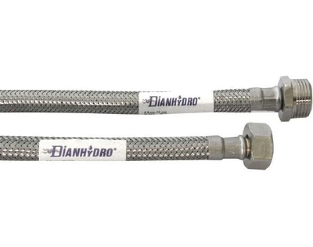 FLESSIBILE INOX MODELLO NORMALE  CM. 25 FF 1/2 x 3/8