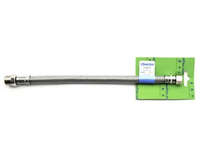 FLESSIBILE INOX MODELLO NORMALE  CM. 25 S-BRICO MF 3/8 x 3/8