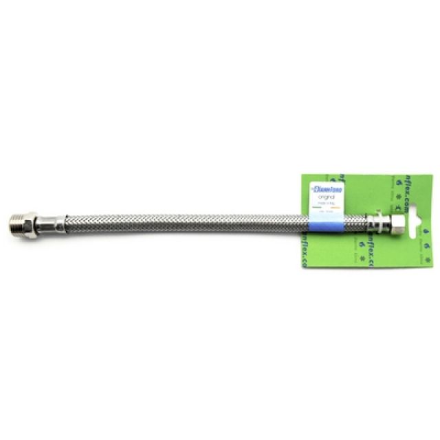 FLESSIBILE INOX MODELLO NORMALE CM. 25 S-BRICO FF 3/8 x 3/8