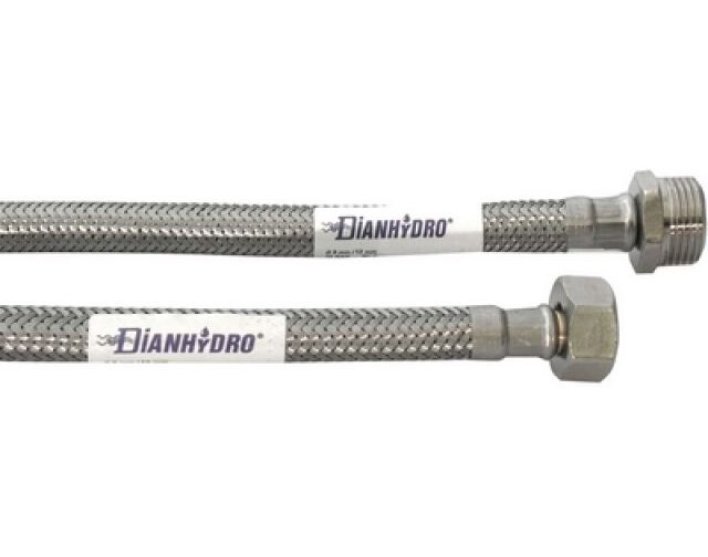 FLESSIBILE INOX MODELLO NORMALE  CM. 50 MF 3/8 x 1/2