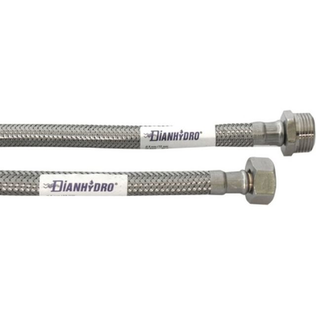 FLESSIBILE INOX MODELLO NORMALE CM. 60 FF 1/2 x 1/2