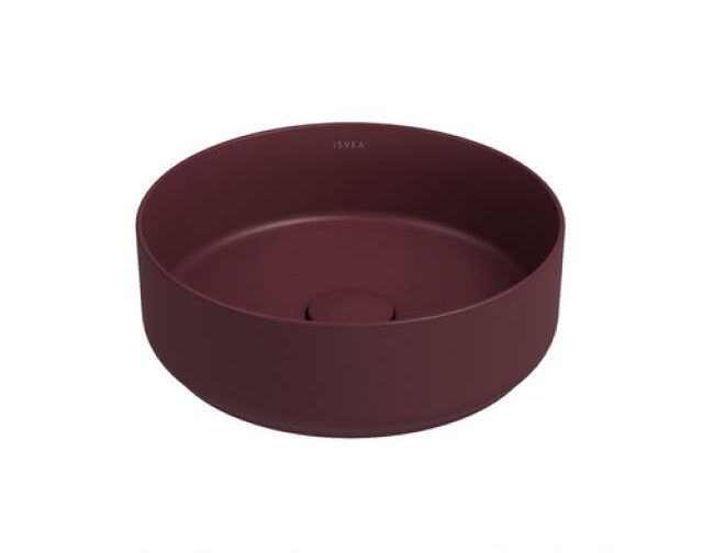LAVABO D'APPOGGIO ROTONDO INFINITY Antracite Opaco L. 36 cm