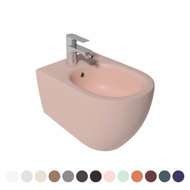 BIDET SOSPESO INFINITY Er. Rub. Avorio Opaco