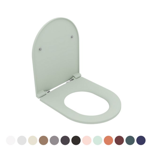 SEDILE WC SOFT CLOSE INFINITY PER FILOMURO Nero Opaco