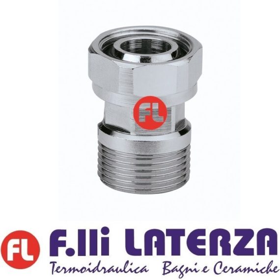 CALEFFI ART 382000 RACCORDO PROLUNGA CON CALOTTA MOBILE 23 P.1,5 GIRELLO