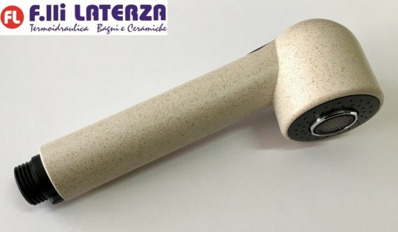 DOCCIA DOCCETTA DOCCIETTA GRANITO AVENA FRAGRANITE DOCCINO ESTRAIBILE RUBINETTO - immagine 2