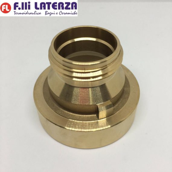 RACCORDO OTTONE RIDUZIONE UNI 70 F x UNI 45 M ANTINCENDIO VVFF - immagine 4