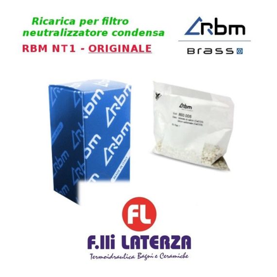 RICARICA PER FILTRO NEUTRALIZZATORE DI CONDENSA ACIDA RBM NT1 PER CALDAIE