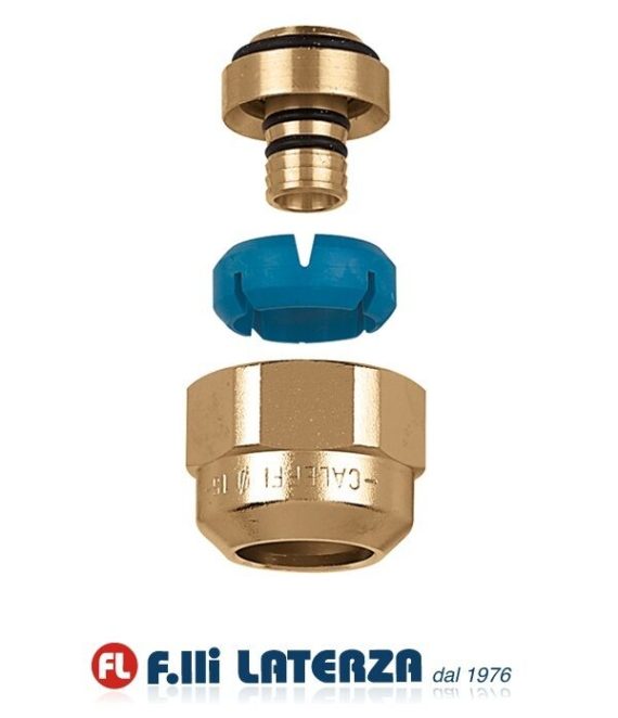 CALEFFI Art 680564 Raccordo 3/4" tubi plastica e multistrato Øi15,5÷16 Øe18÷20