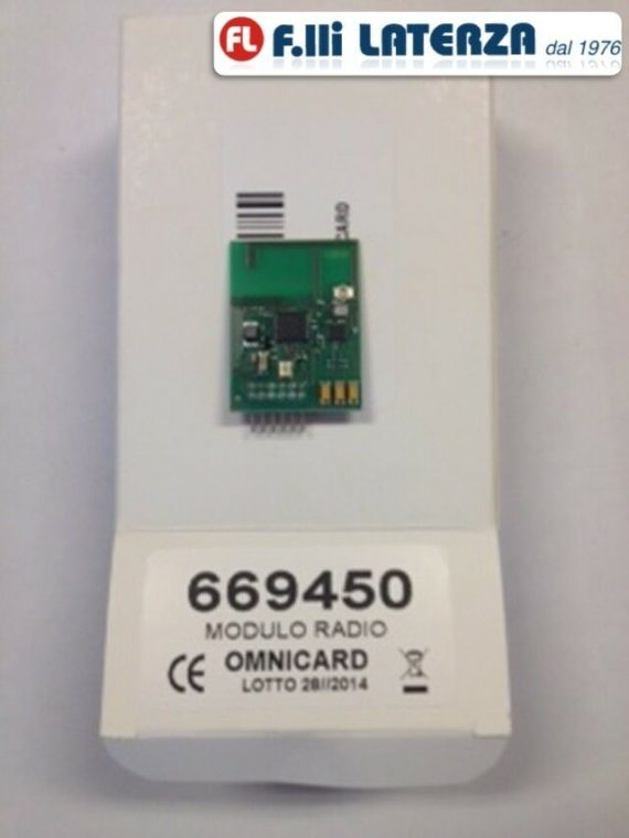 EDILKAMIN 669450 MODULO RADIO OMNICARD ITALIANA CAMINI Cod. R669450