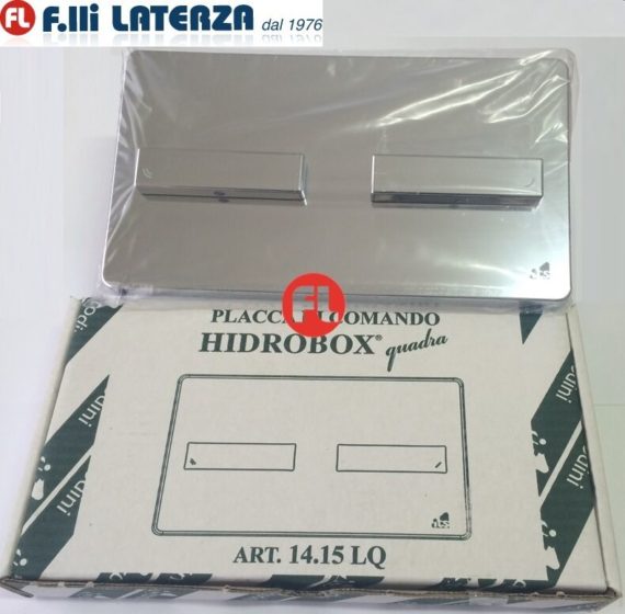 ITS TODINI ART. 14.15 LQ/CR PLACCA DI COMANDO COMPLETA LINE QUADRA CROMATA