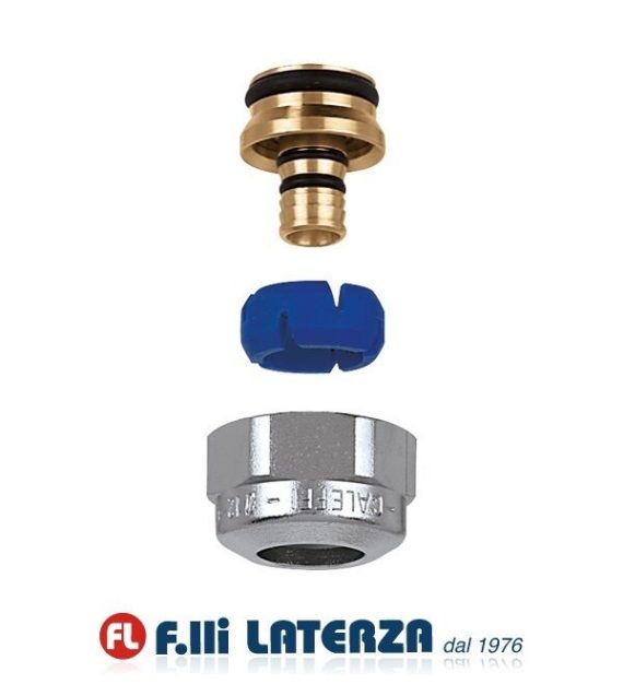 CALEFFI Art 681024 Raccordo 23 p. tubi plastica e multistrato Øi11,5÷12 Øe14÷16