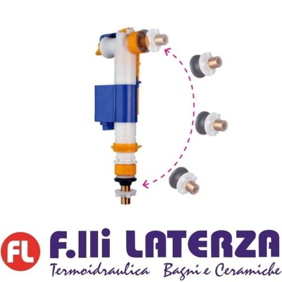OLI GALLEGGIANTE IVC100 REVERSIBILE CON ATTACCO SIA LATERALE O INFERIORE 3/8"
