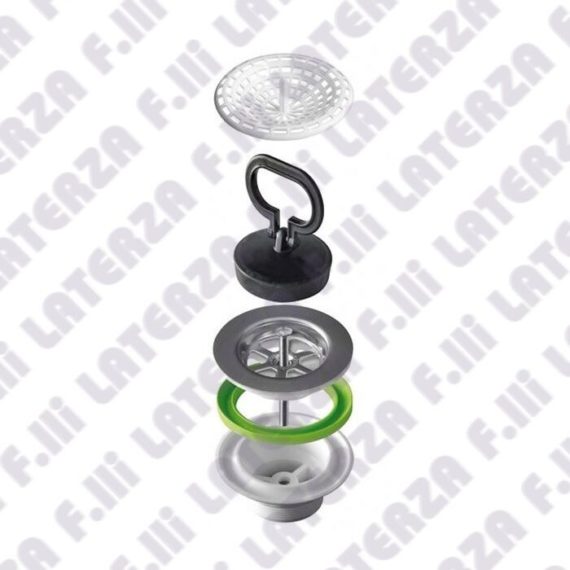 PILETTA IN PVC PER SIFONE LAVELLO PORCELLANA CERAMICA BONOMINI 1" 1/2