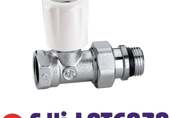 VALVOLA DIRITTA TERMOSTATIZZABILE ATTACCO FERRO DA 1/2" COD.402402 CALEFFI