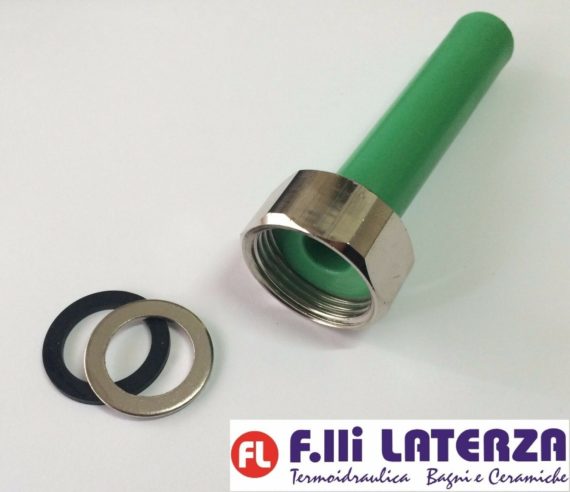 AQUATHERM CONNESSIONI CON BOCCHETTONE DA 11/4" FUSIOTHERM TUBO VERDE DIAMETRO 25