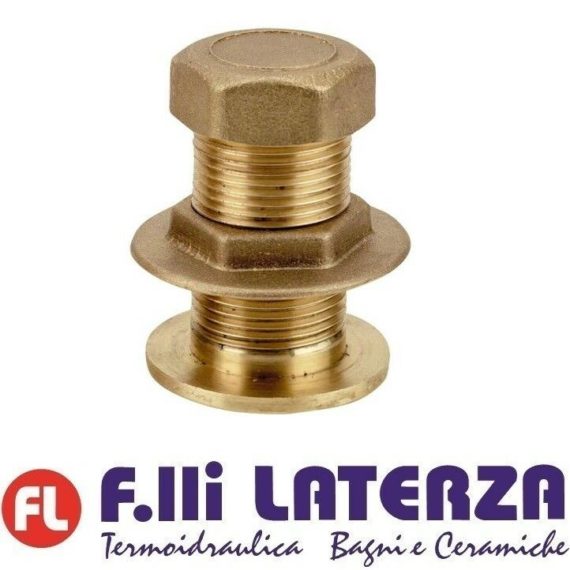 REMER RACCORDO PER CASSONE CON TAPPO 1" OTTONE GIALLO RACCORDI ATTACCO