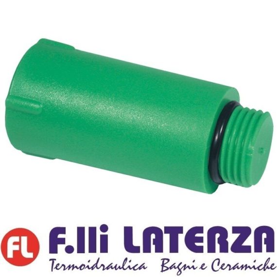 AQUATHERM N° 2 TAPPI DI CHIUSURA CON ORING PROVA IMPIANTI 3/4" FUSIOTHERM TAPPO