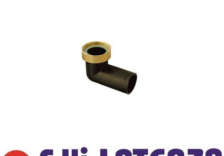 CODOLO CURVO CON DADO OTTONE 1"1/4 X 40 CODOLO A SALDARE INNESTARE BONOMINI