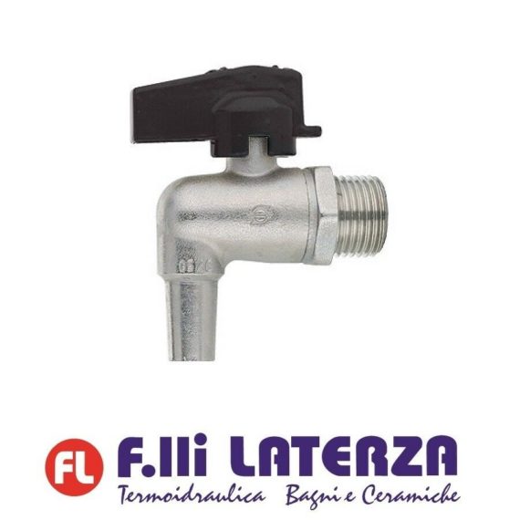 FIV RUBINETTO OLIO IN OTTONE CROMATO PER CONTENITORI FUSTO BIDONE ALIMENTARI ½" - immagine 3